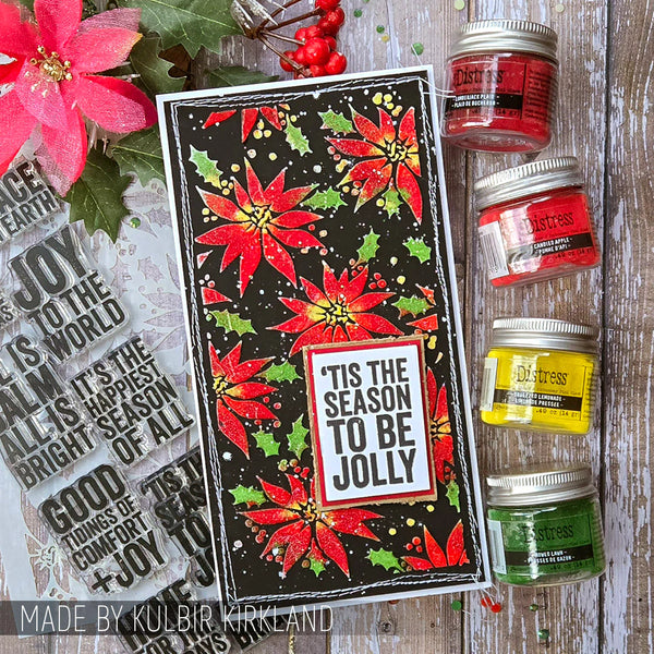 Bold Tidings Christmas Stamp + Stencil Set No. 133