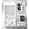 Ghost Town Mixed Media Stamp + Stencil Set {Halloween} | Tim Holtz