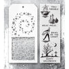 Halloween Sketch Mixed Media Stamp + Stencil Set {Halloween} | Tim Holtz