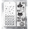 Retro Frights Mixed Media Stamp + Stencil Set {Halloween} | Tim Holtz