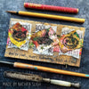 Retro Frights Mixed Media Stamp + Stencil Set {Halloween} | Tim Holtz