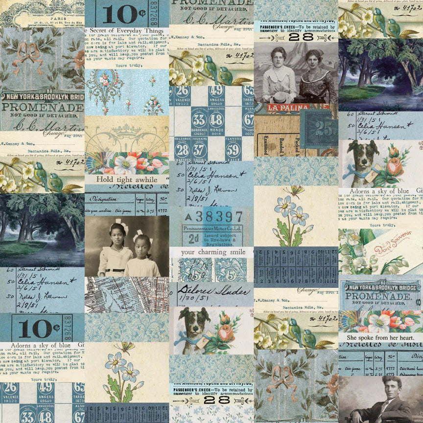 Palette Collection: Blue | Double-Sided Cardstock Paper Pack | idea-ology