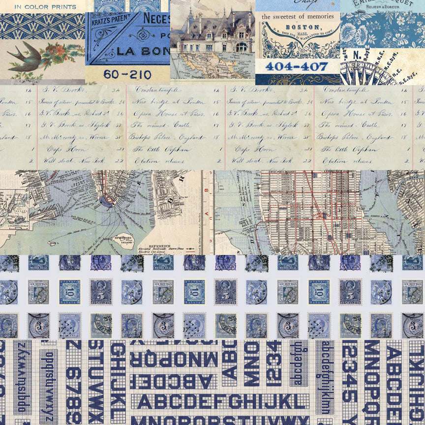 Palette Collection: Indigo | Double-Sided Cardstock Paper Pack | idea-ology