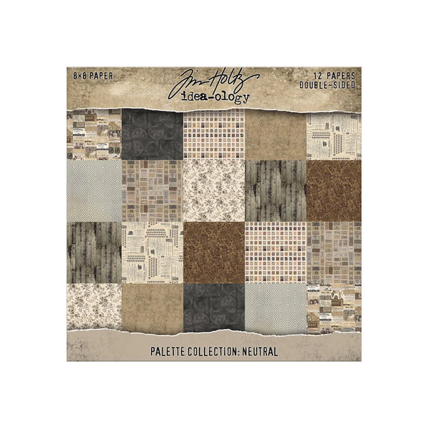 Palette Collection: Neutrals | Double-Sided Cardstock Paper Pack | idea-ology