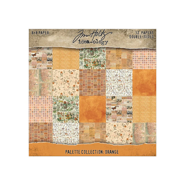 Palette Collection: Orange | Double-Sided Cardstock Paper Pack | idea-ology