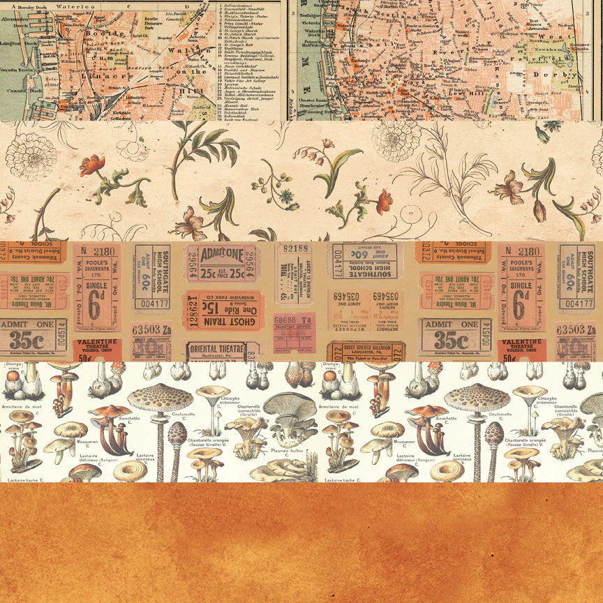Palette Collection: Orange | Double-Sided Cardstock Paper Pack | idea-ology