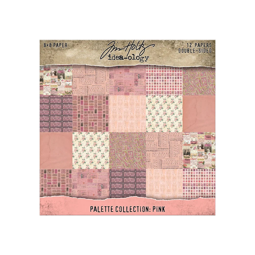 Palette Collection: Pink | Double-Sided Cardstock Paper Pack | idea-ology
