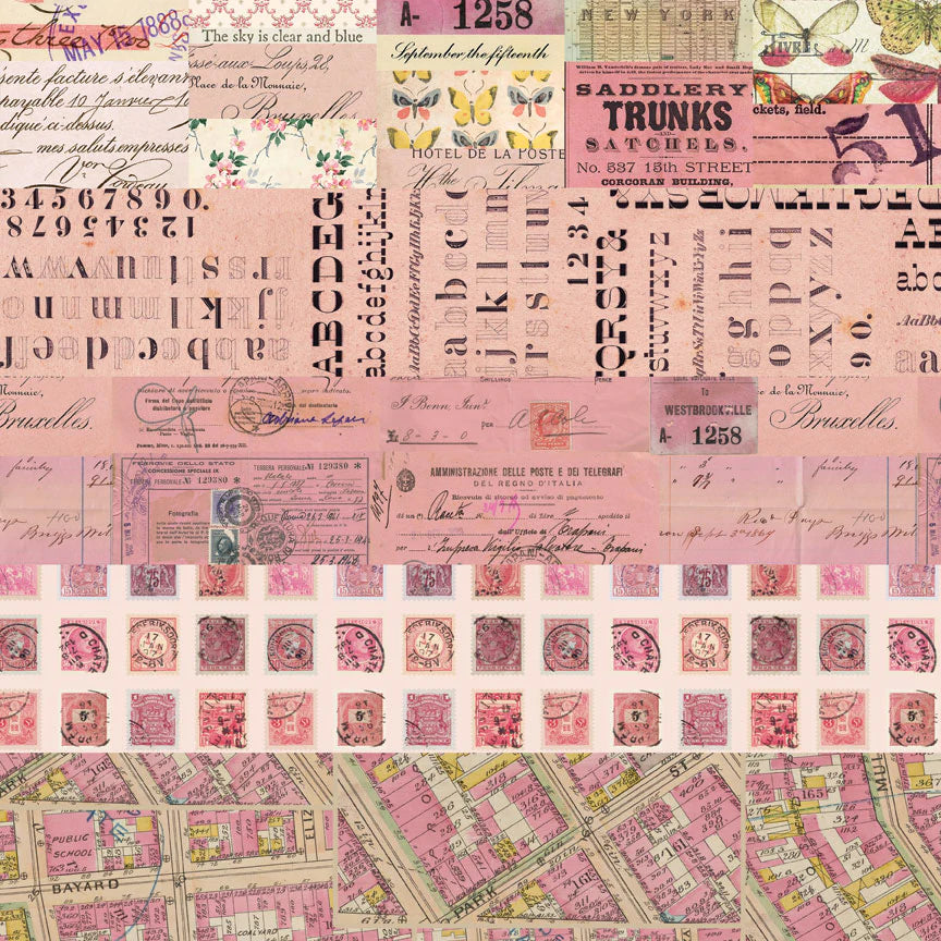 Palette Collection: Pink | Double-Sided Cardstock Paper Pack | idea-ology