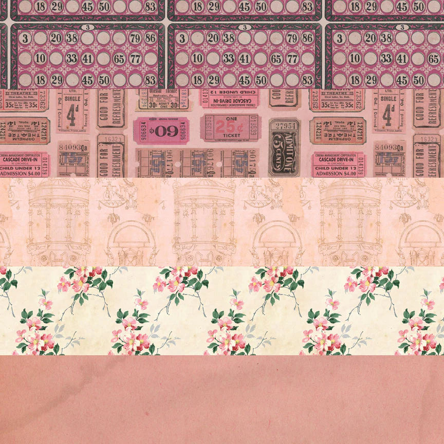 Palette Collection: Pink | Double-Sided Cardstock Paper Pack | idea-ology