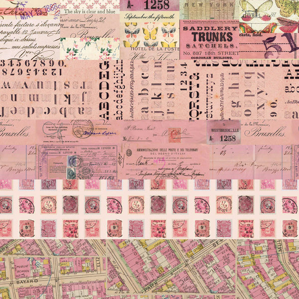 Palette Collection: Pink | Double-Sided Cardstock Paper Pack | idea-ology