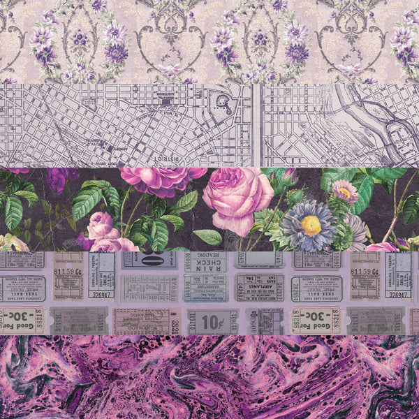 {coming soon: eta July} Palette Collection: Purple | Double-Sided Cardstock Paper Pack | idea-ology