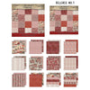 Palette Collection: Red | Double-Sided Cardstock Paper Pack | idea-ology