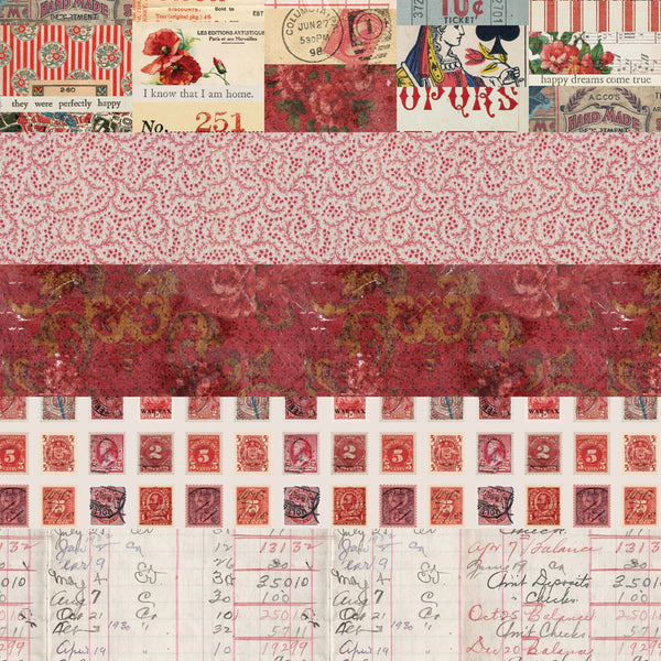 Palette Collection: Red | Double-Sided Cardstock Paper Pack | idea-ology