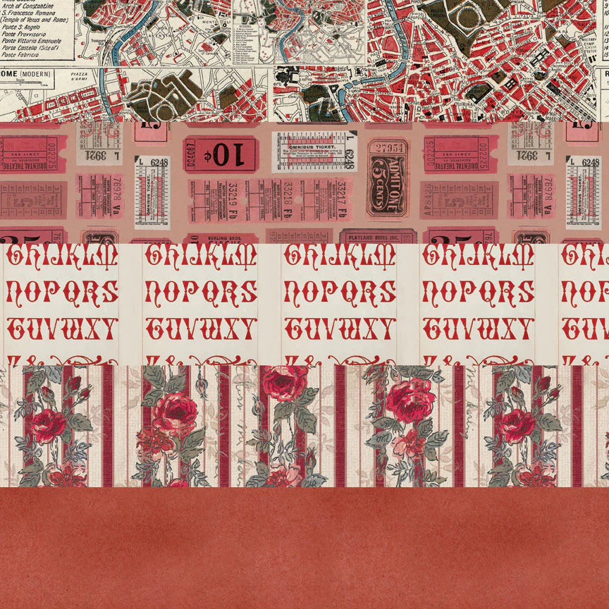 Palette Collection: Red | Double-Sided Cardstock Paper Pack | idea-ology