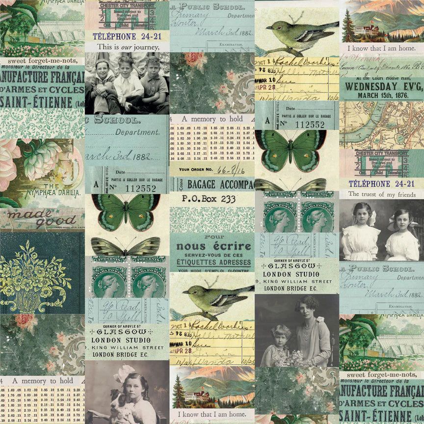 Palette Collection: Teal | Double-Sided Cardstock Paper Pack | idea-ology