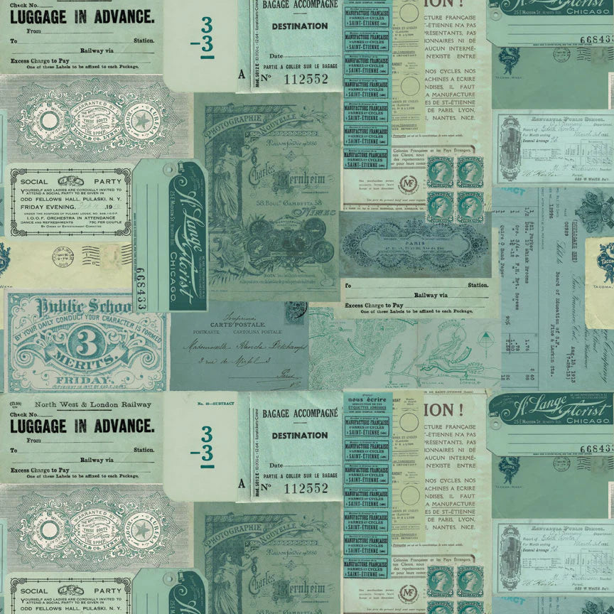 Palette Collection: Teal | Double-Sided Cardstock Paper Pack | idea-ology