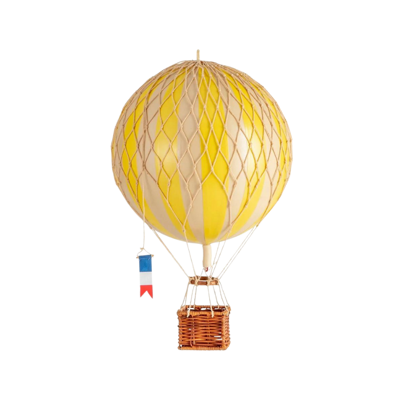Yellow Stripe Mini Hot Air Balloon