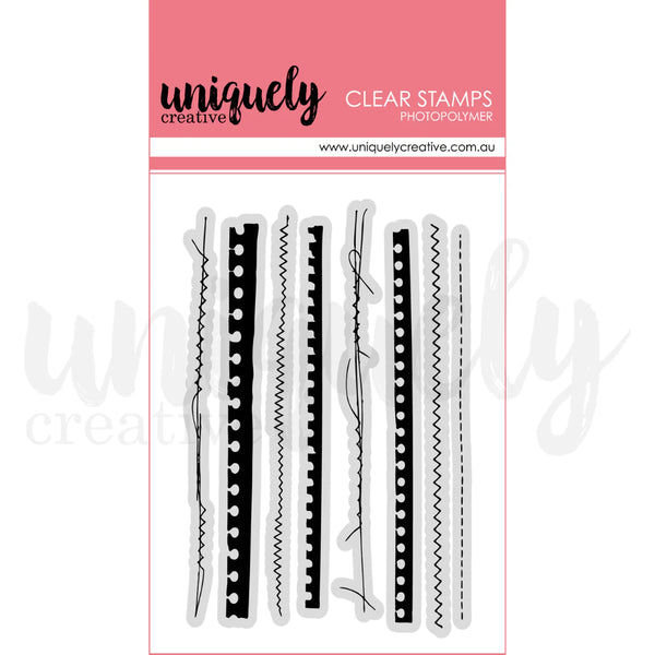 Ripped & Stitched Photopolymer Stamp