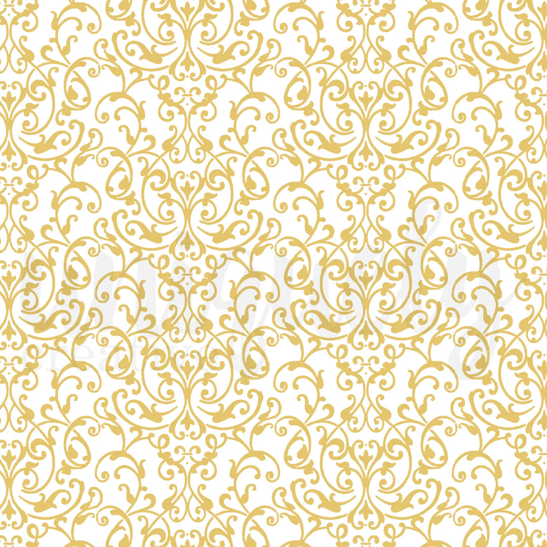 Damask Foil 12 x 12 Acetate Sheet