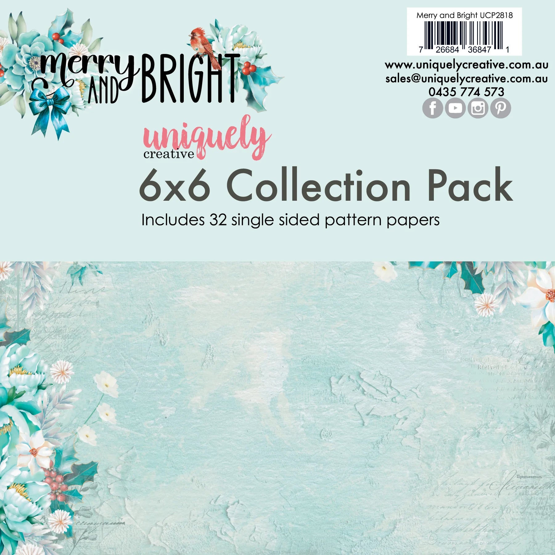 Merry and Bright 6x6 Collection Pack