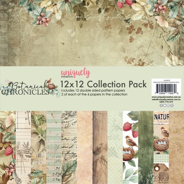 Botanical Chronicles 12 x 12 Collection Pack