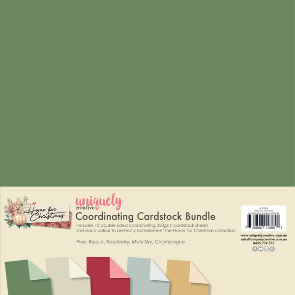 {coming soon!} Home for Christmas Coordinating Cardstock Bundle