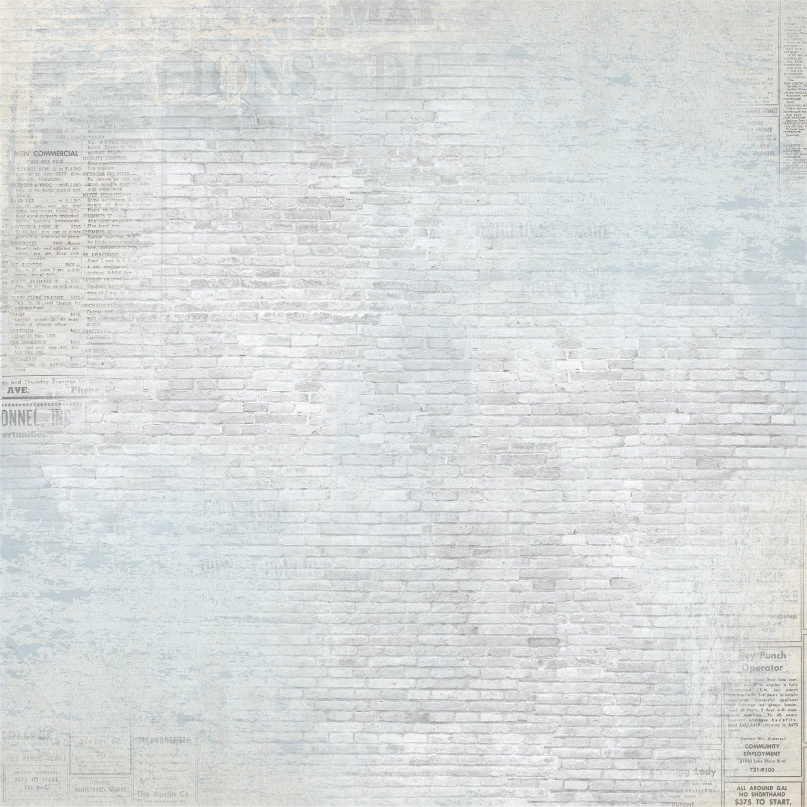 Dressed in Daydreams 12x12 Double-Sided Patterned Singles