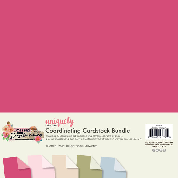 Dressed in Daydreams 12x12 Coordinating Cardstock Bundle