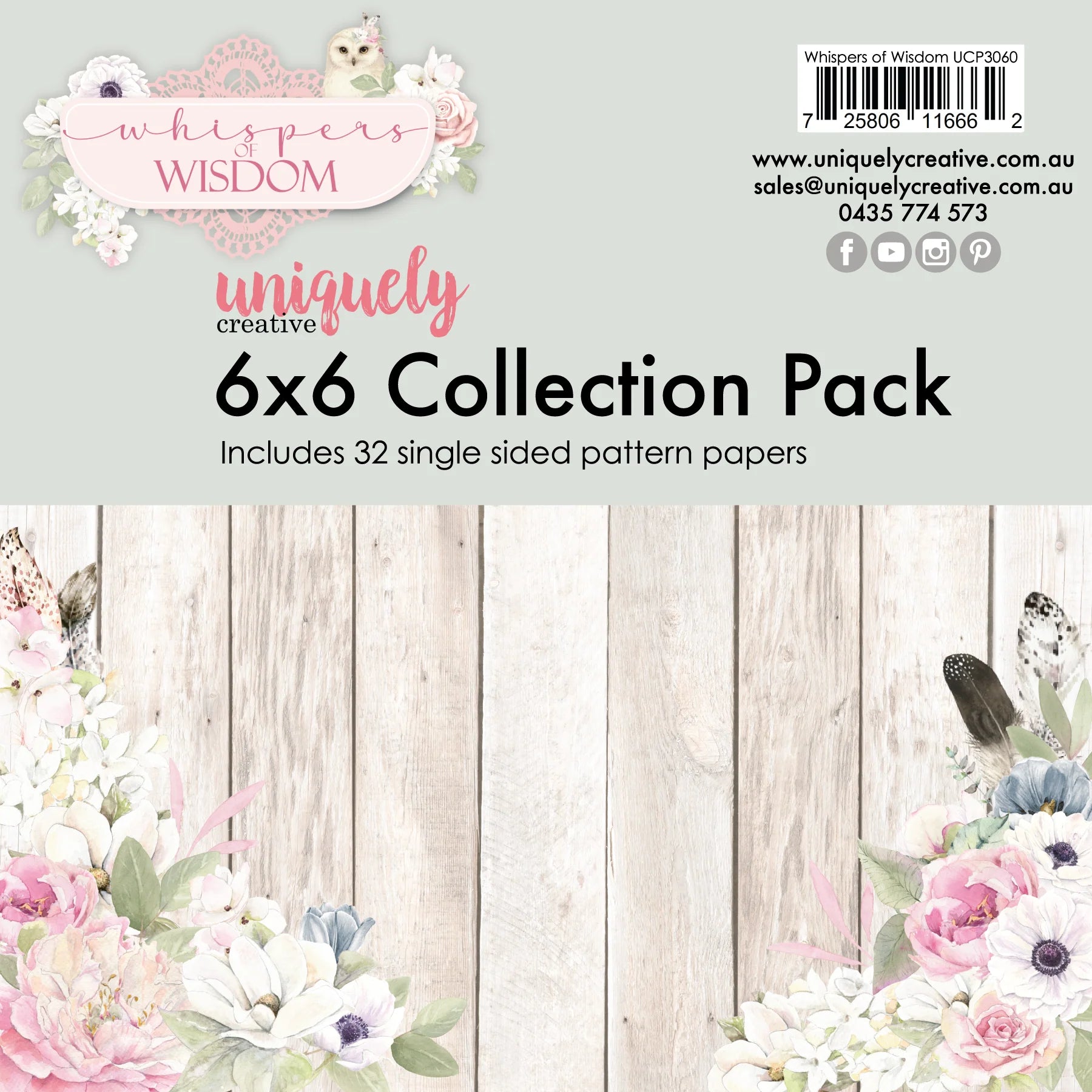 Whispers of Wisdom 6 x 6 Collection Pack