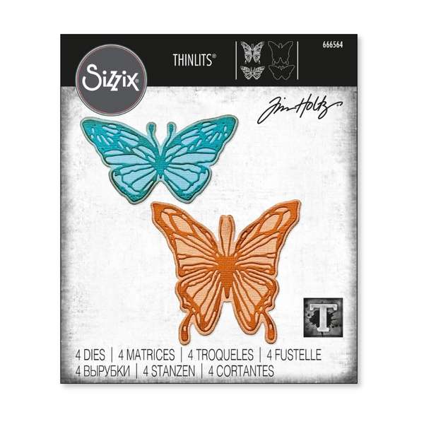 Scribbly Butterfly Die Set {Vault Release}