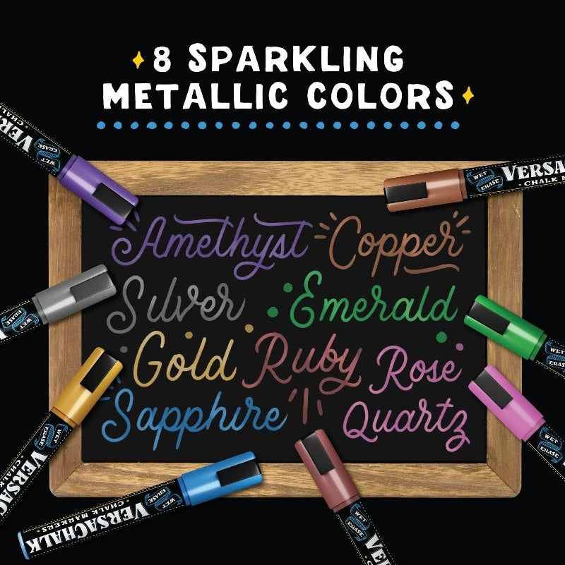 Metallic Liquid Chalk Markers | 3mm Fine Tip {multiple options}
