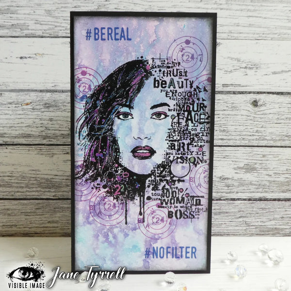 Background Vision A6 Clear Stamp Set