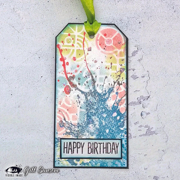 Fluid Background 4x6 Clear Stamp Set