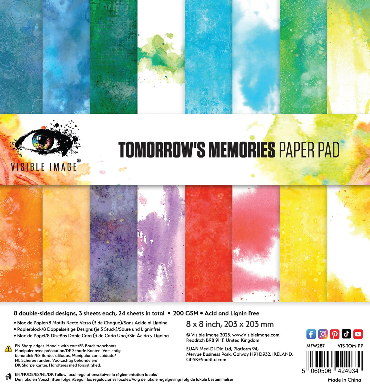 Tomorrow's Memories 8x8 Paper Pad