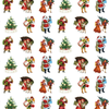 Vintage Christmas Celebration Kiss-Cut PET Stickers