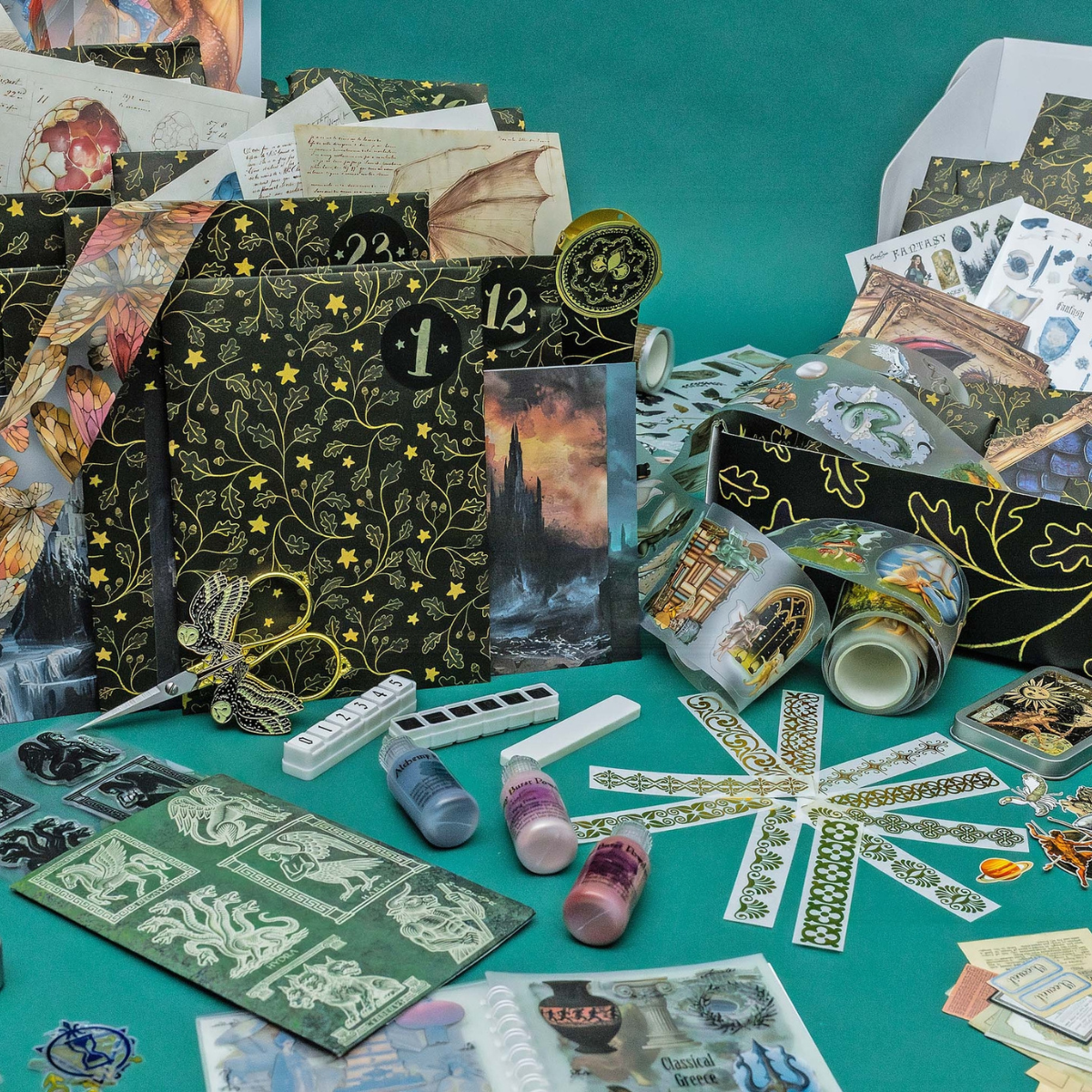 Vintage Craft & Stationery Advent Calendars | CoraCreaCrafts 2025