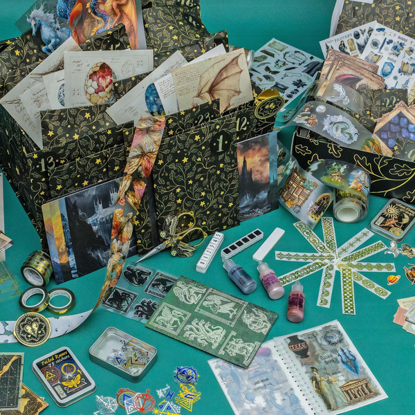 Vintage Craft & Stationery Advent Calendars | CoraCreaCrafts 2025