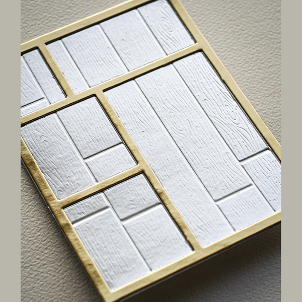 Vintage Tray 3D Embossing Folder + Cutting Die