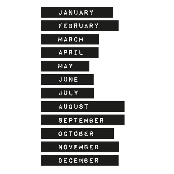 Monthly Washi Tape Set | Planner Essentials