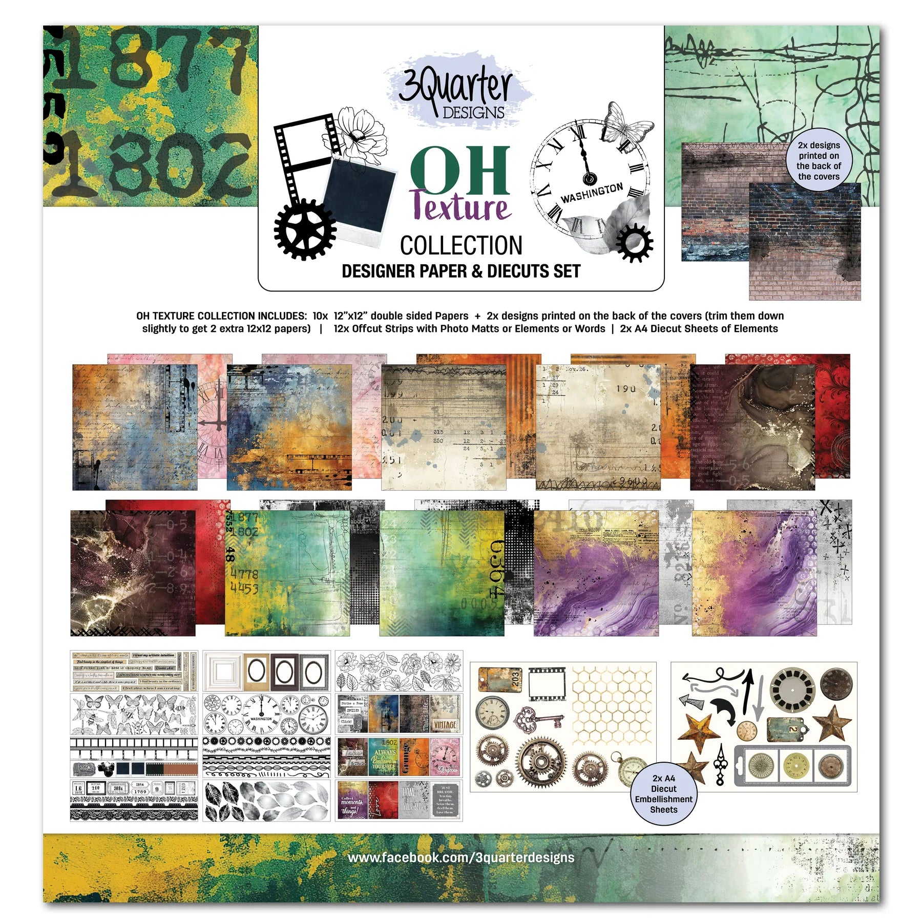 {coming soon!} Oh Texture 12x12 Double-Sided Paper Pack