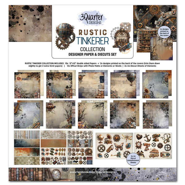 Rustic Tinkerer 12x12 Paper Pack