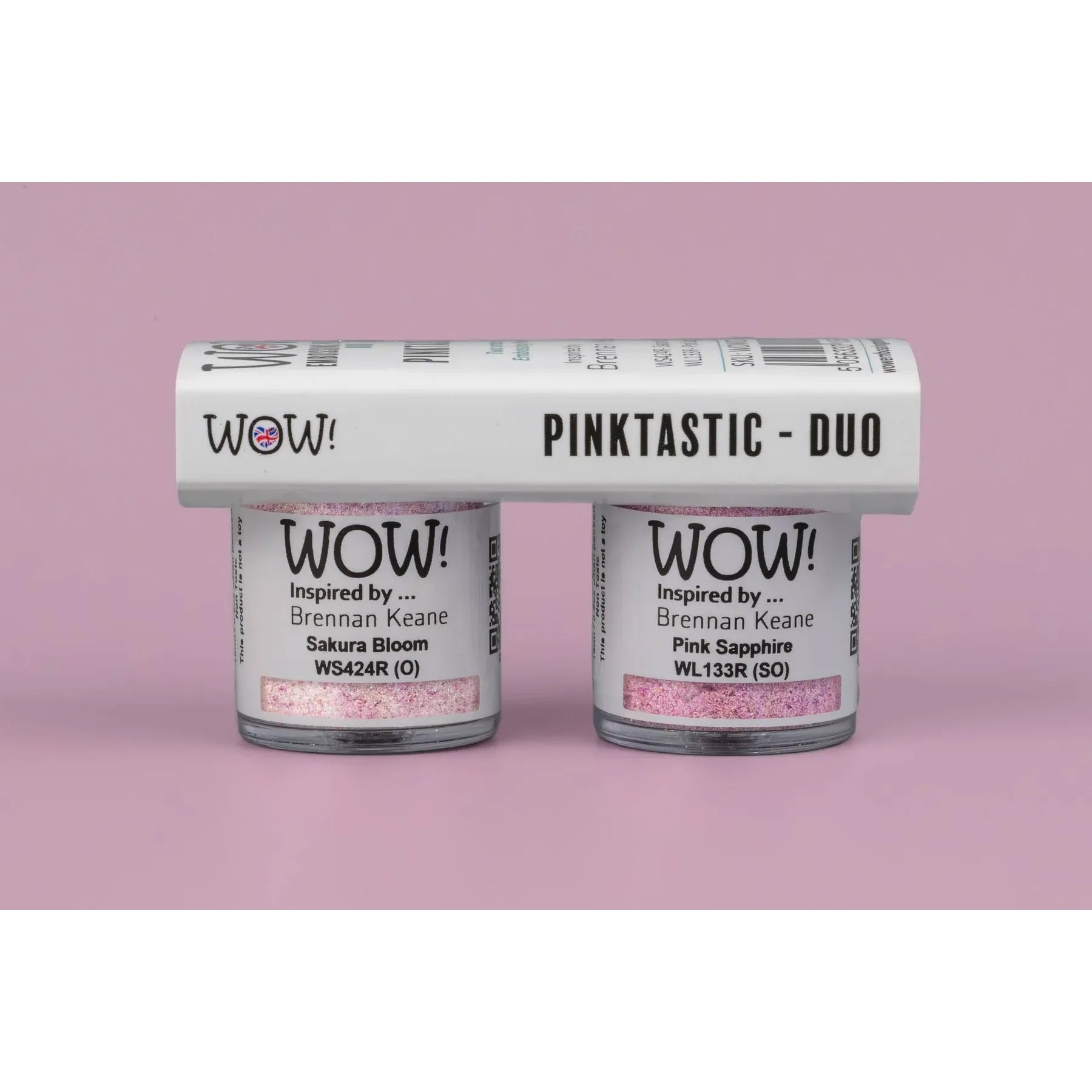 Pinktastic Duo Embossing Powders | Brennan Keane