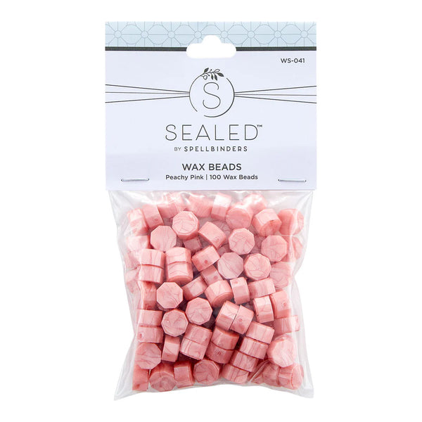 Peachy Pink Wax Beads
