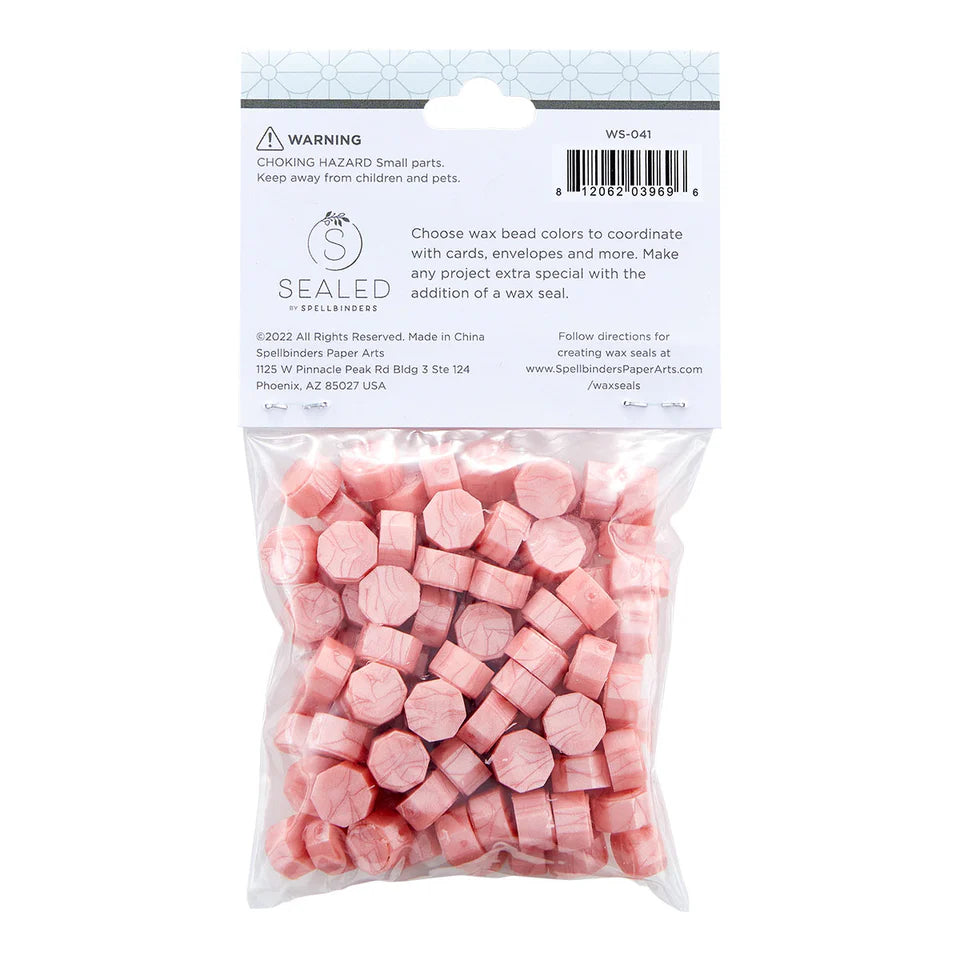 Peachy Pink Wax Beads