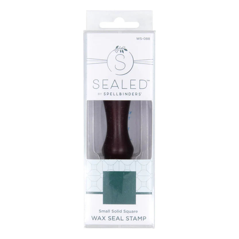 Small Solid Square Wax Seal Stamp | Sealed by Spellbinders