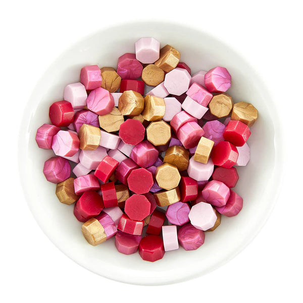 Pink Mix Wax Beads