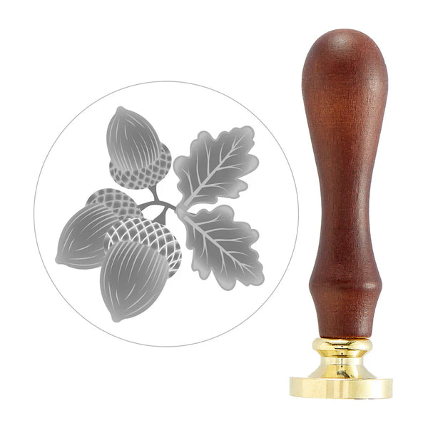 Acorn Trio 3D Wax Seal | Falling Leaves