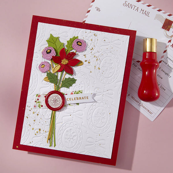 Snowflake Mini 3D Wax Seal | Holiday Magic