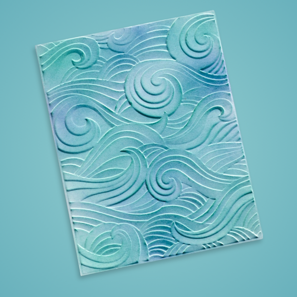 Waves 3D Embossing Folder