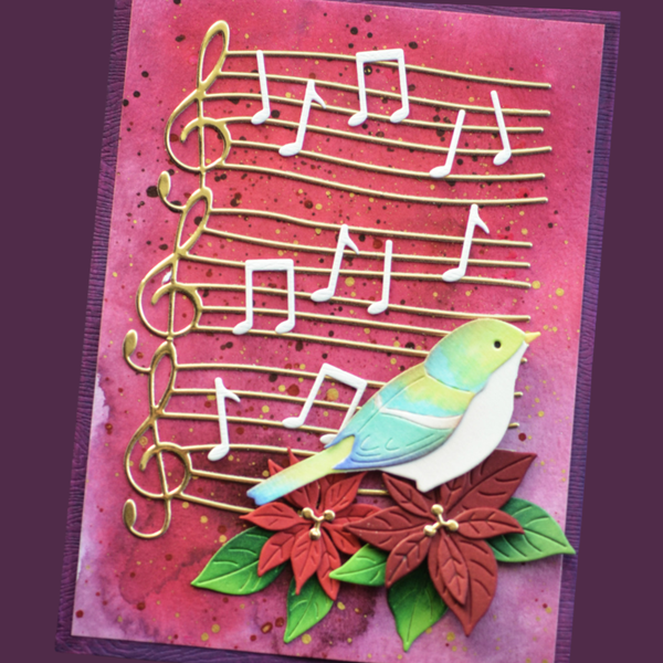 Wavy Sheet Music Die Set